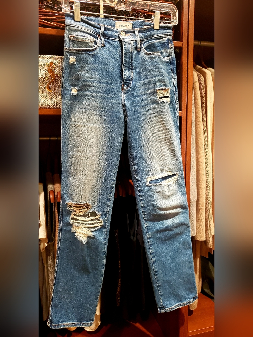 Frame Jeans Le Sylvie Slender Straight Sz 26